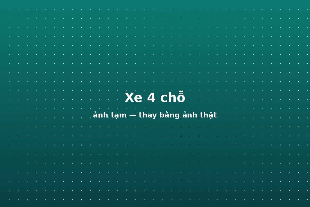 Sedan, SUV hay Van: Cách chọn xe phù hợp cho chuyến đi của bạn